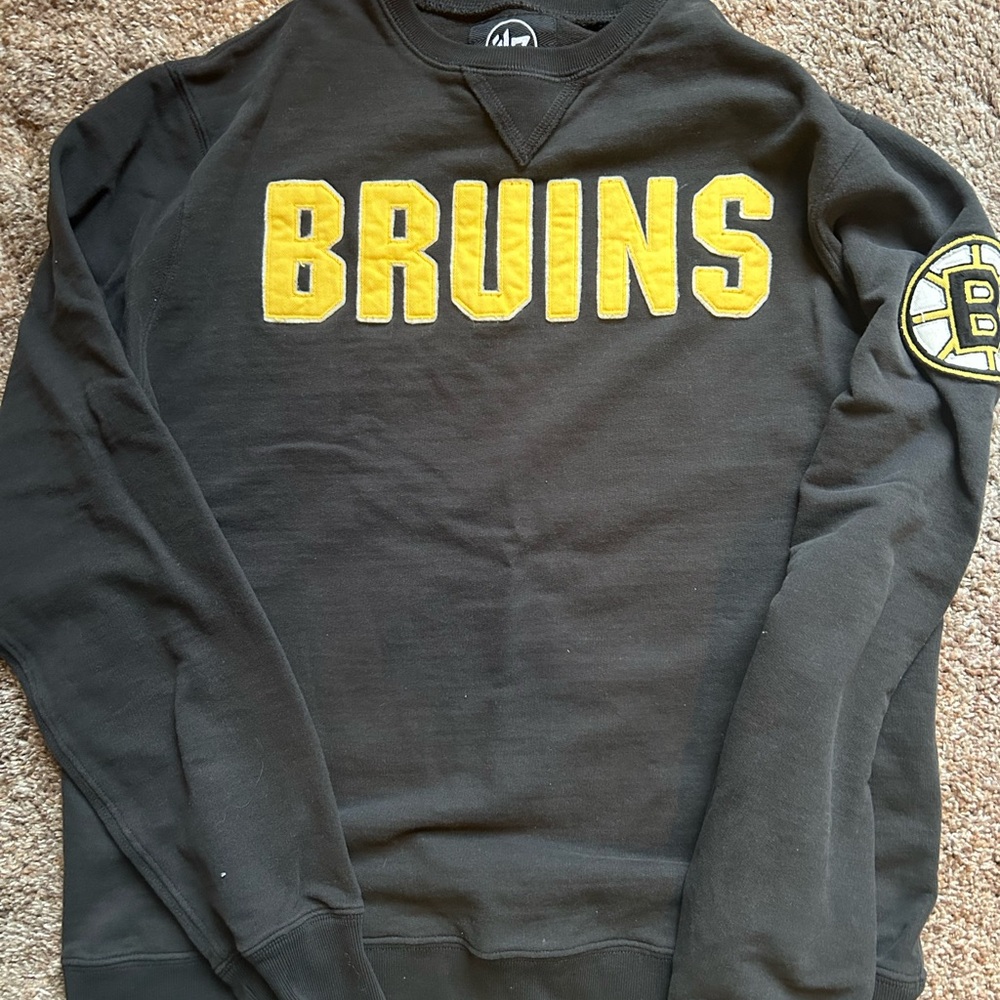 ‘47 Black Bruins Lightweight Sweatshirt